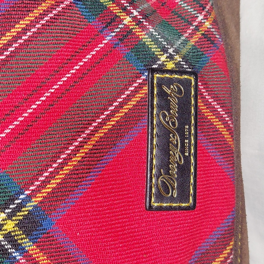 Dooney & Bourke Tartan Erica Women's Shoulder Bag Large - Red (BTART1479RDBL) - Picture 7 of 17